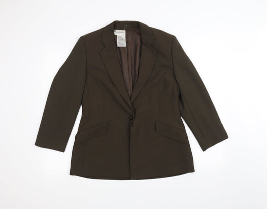 Impressions Womens Green   Jacket  Size 12