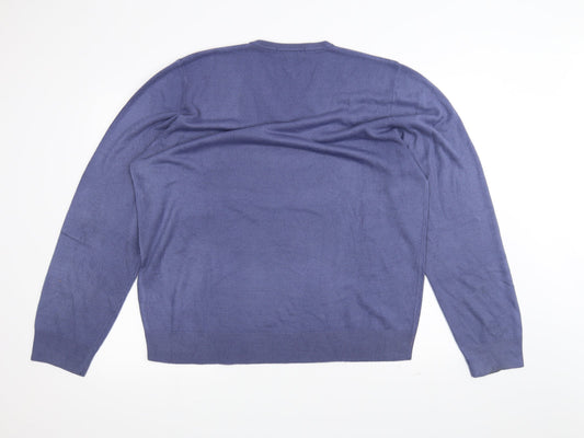 Marks and Spencer Womens Purple   Pullover Jumper Size XL