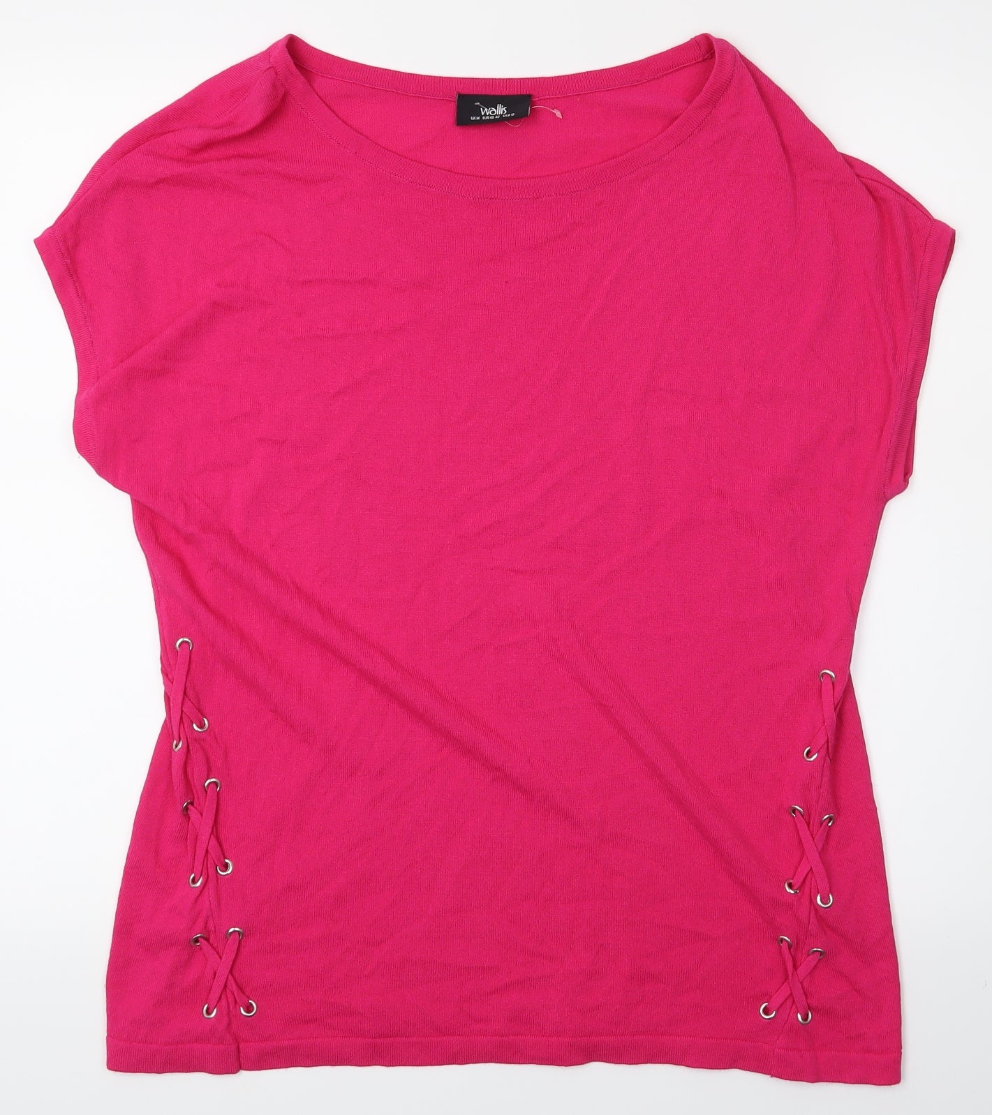Wallis Womens Pink   Basic T-Shirt Size M