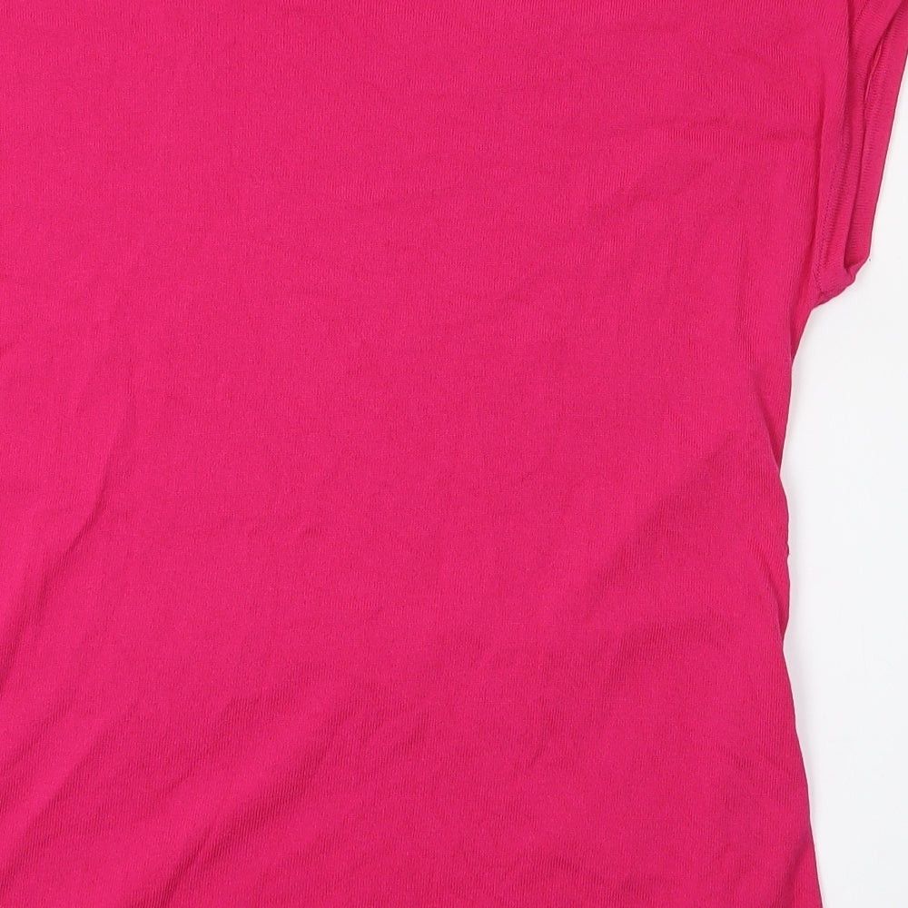 Wallis Womens Pink   Basic T-Shirt Size M