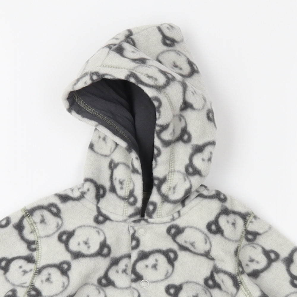 George Baby Grey   Pullover Jumper Size 6-9 Months  - Monkeys