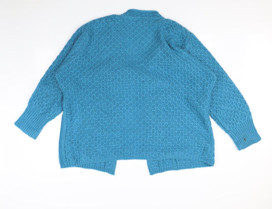 casual comfort Womens Blue   Cardigan Jumper Size 24