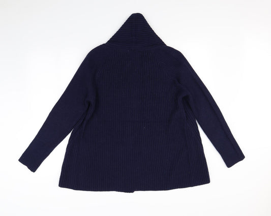 BHS Womens Blue   Cardigan Jumper Size 14