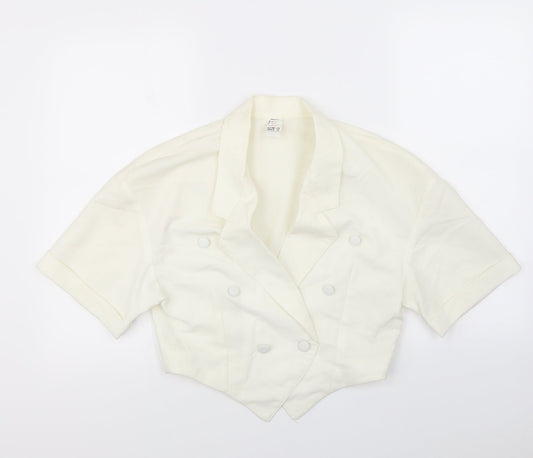 snob Womens Ivory   Jacket  Size 12