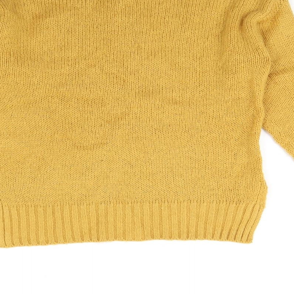 New Look Girls Yellow   Pullover Jumper Size 12 Years