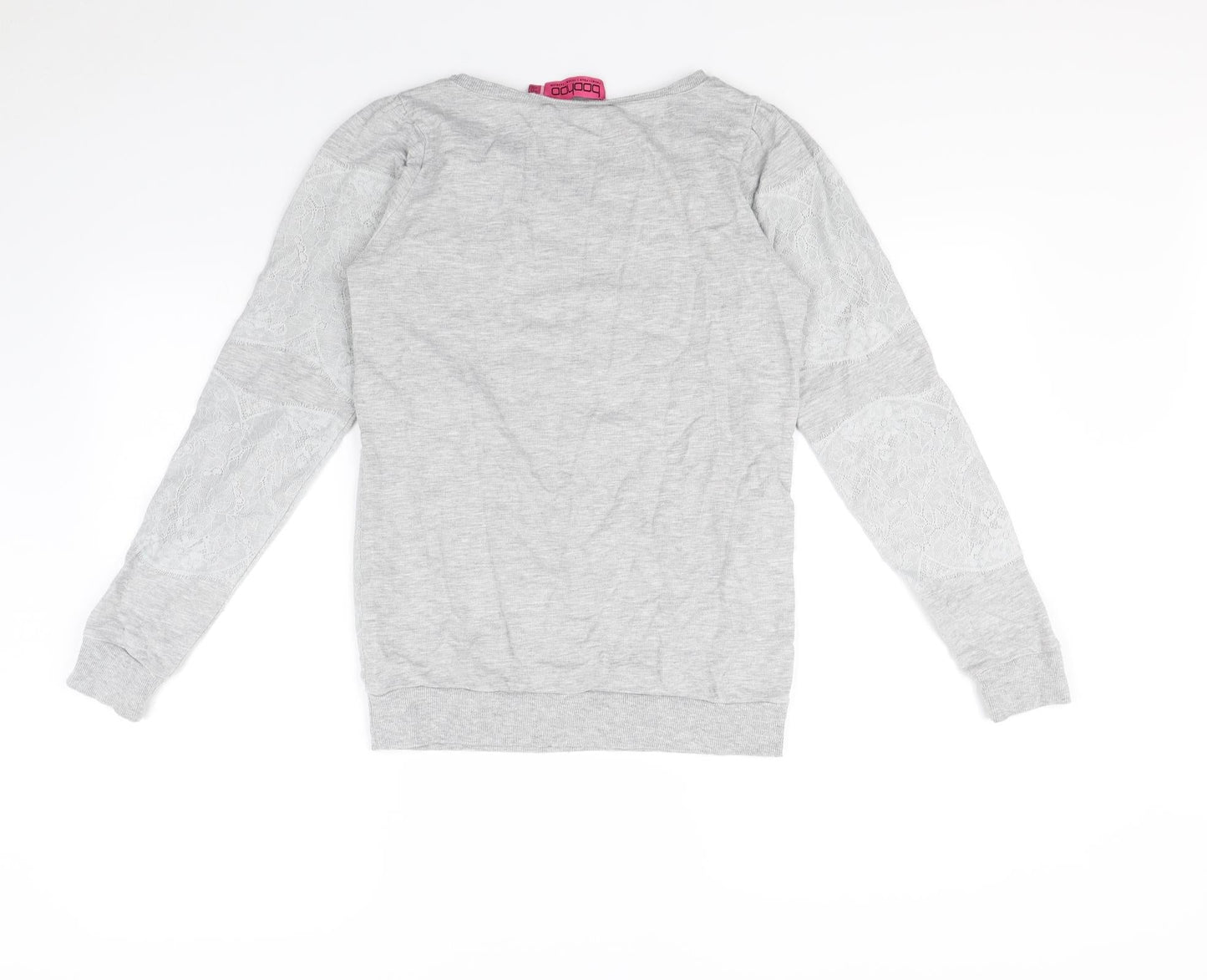 Boohoo Womens Grey   Pullover Jumper Size 10
