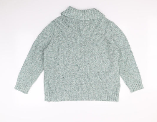 BM Womens Green   Pullover Jumper Size XL
