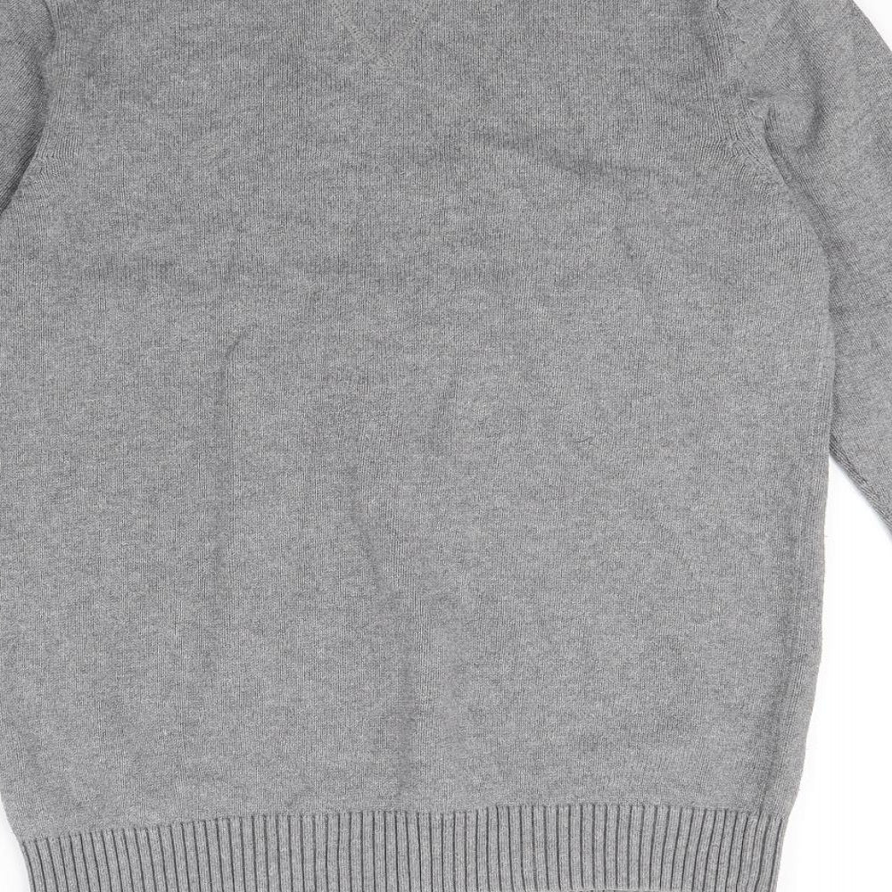 Atlantic Bay Mens Grey   Pullover Jumper Size S