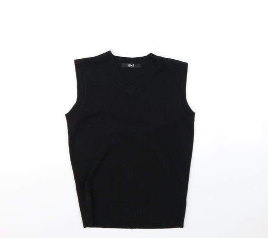 BHS Girls Black   Pullover Jumper Size 9 Years