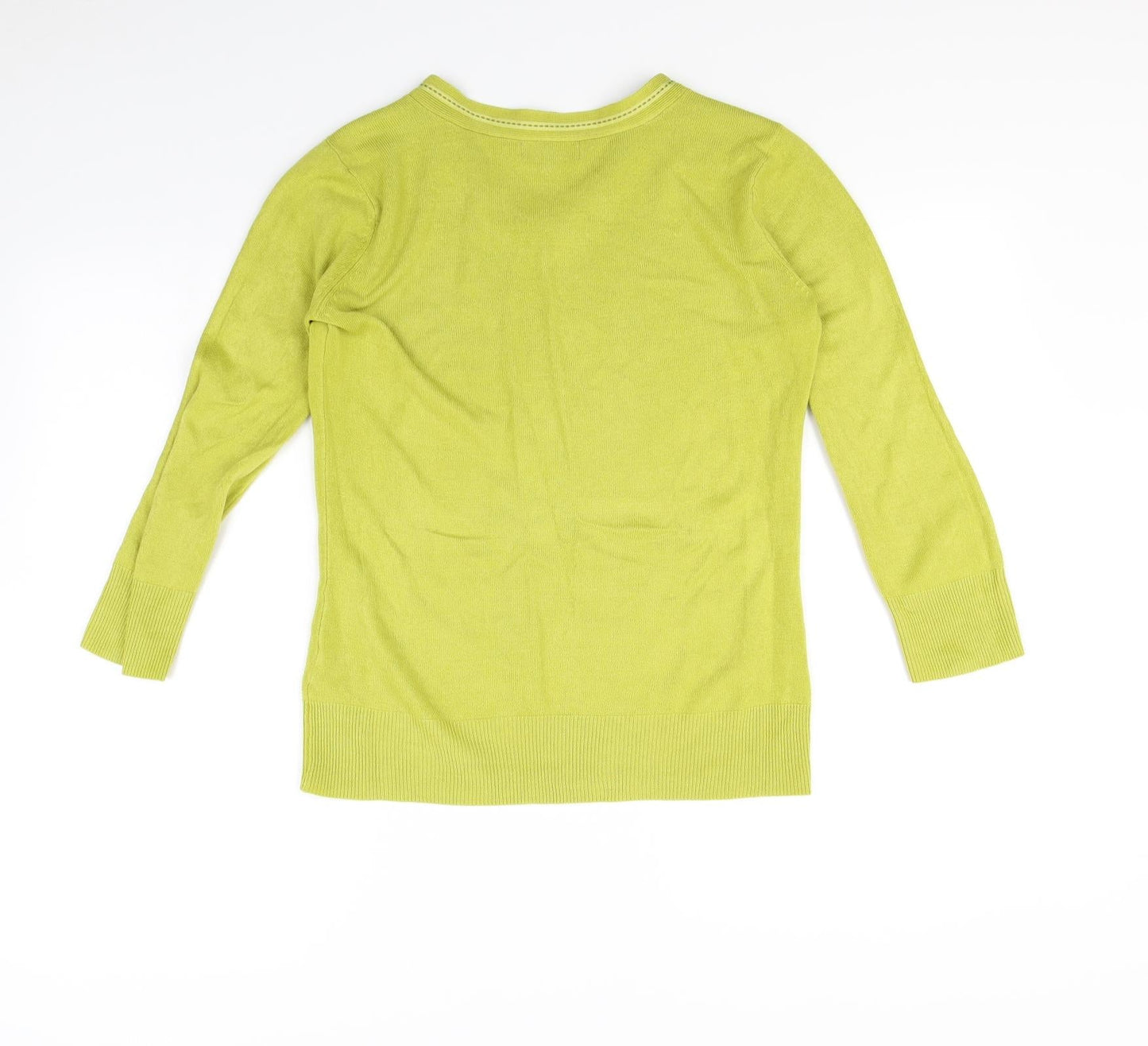Per Una Womens Green   Pullover Sweatshirt Size 10