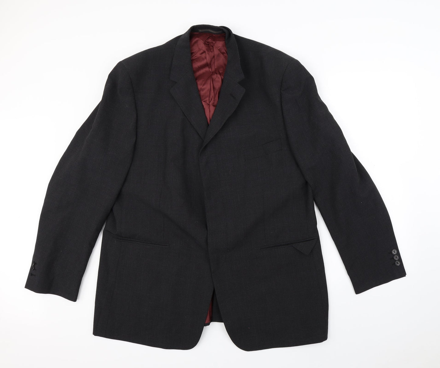 Preworn Mens Black   Jacket Blazer Size L  - Shoulder Pads