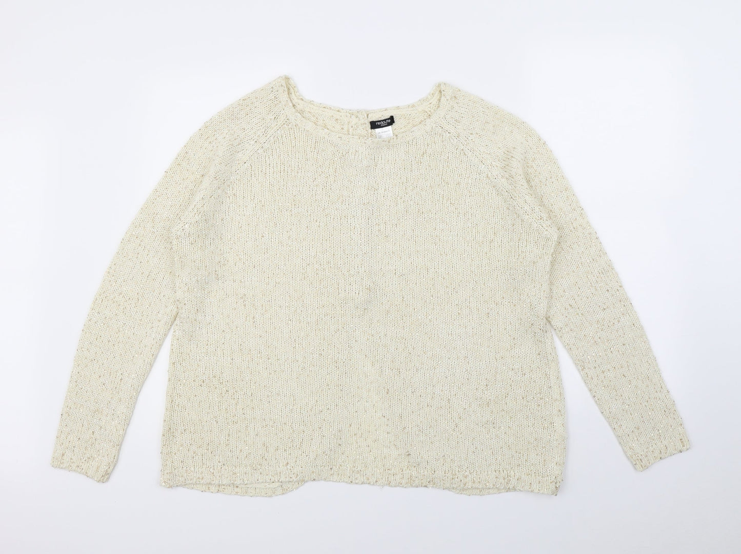 La Redoute Womens Beige   Pullover Jumper Size 18