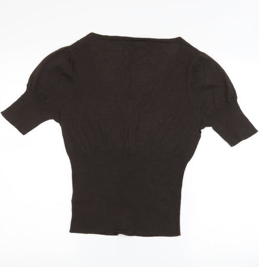 Mexx Womens Brown   Shrug Jumper Size L