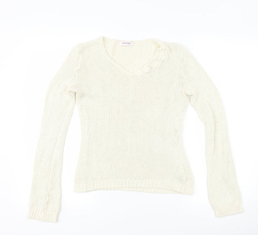 ORSAY Womens Ivory   Pullover Jumper Size M
