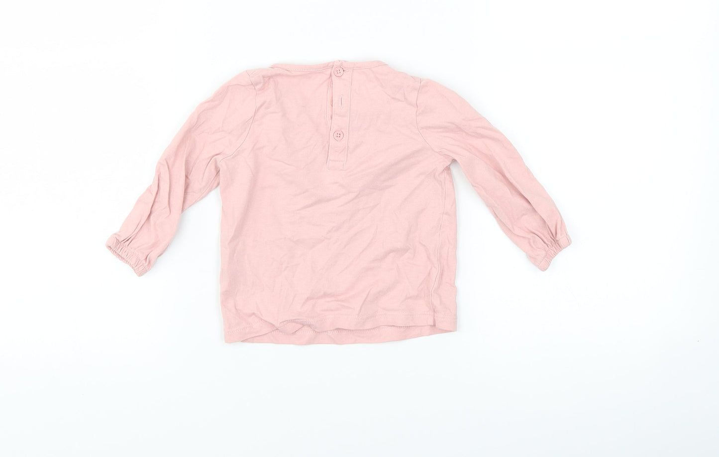 Matalan Girls Pink   Basic T-Shirt Size 6-9 Months  - cat