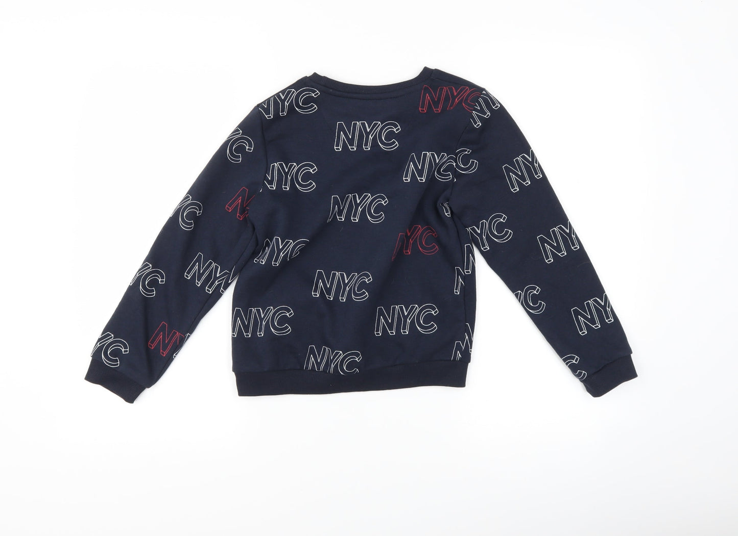 Primark Boys Blue   Pullover Sweatshirt Size 8-9 Years  - nyc