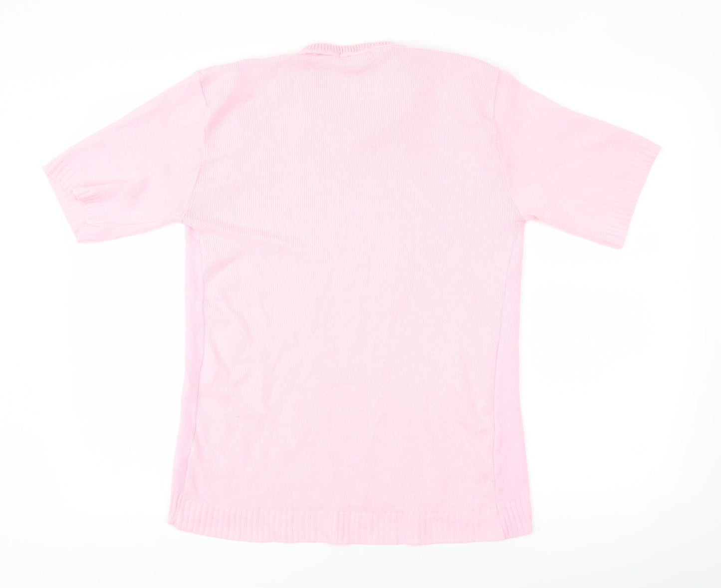 Emma Collection Womens Pink   Basic T-Shirt Size L