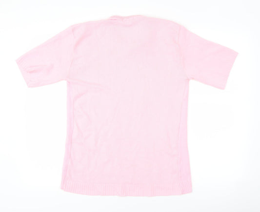 Emma Collection Womens Pink   Basic T-Shirt Size L