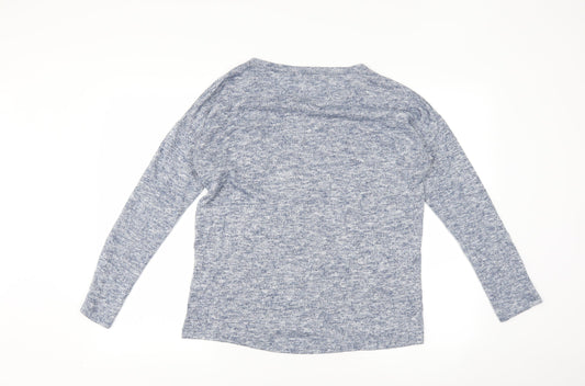 NEXT Womens Blue   Pullover Jumper Size 10  - slogan