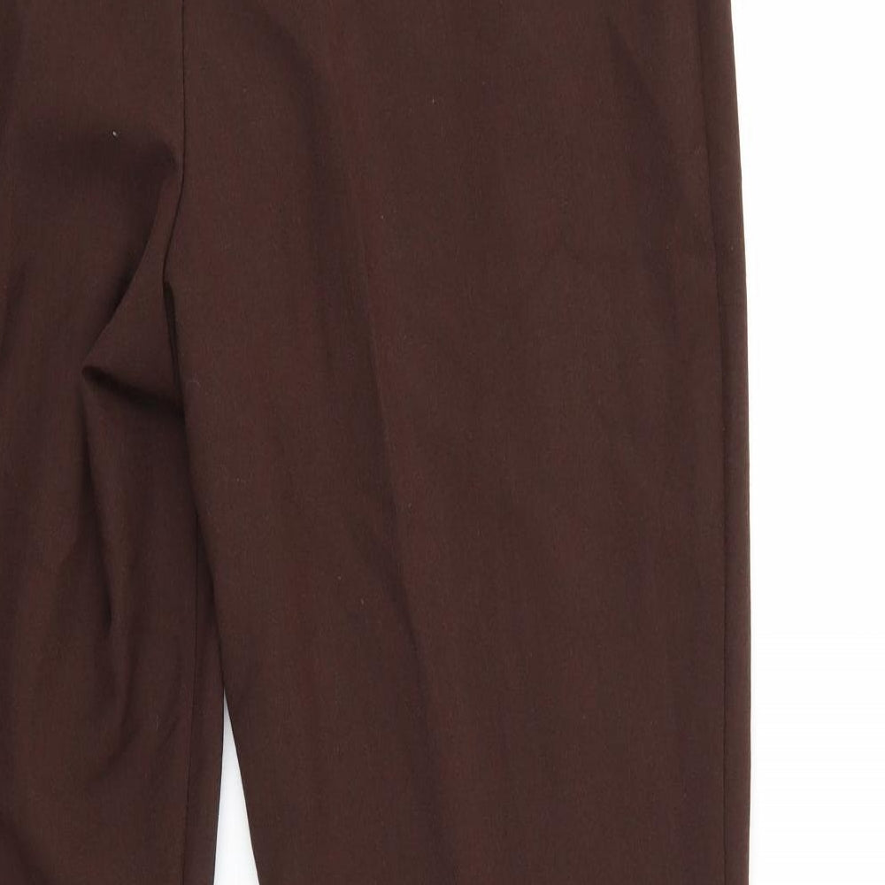 Classic Womens Brown   Trousers  Size 14 L28 in