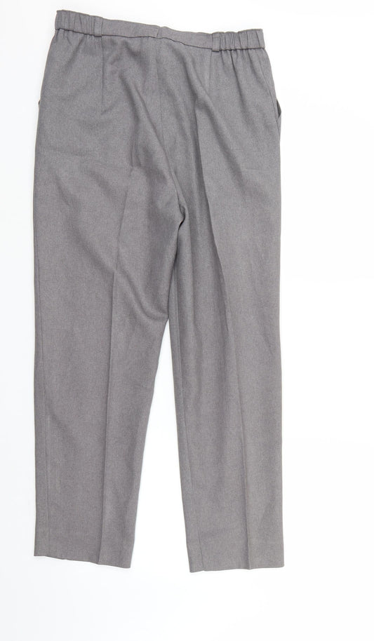 Preworn Womens Grey   Trousers  Size 16 L26 in