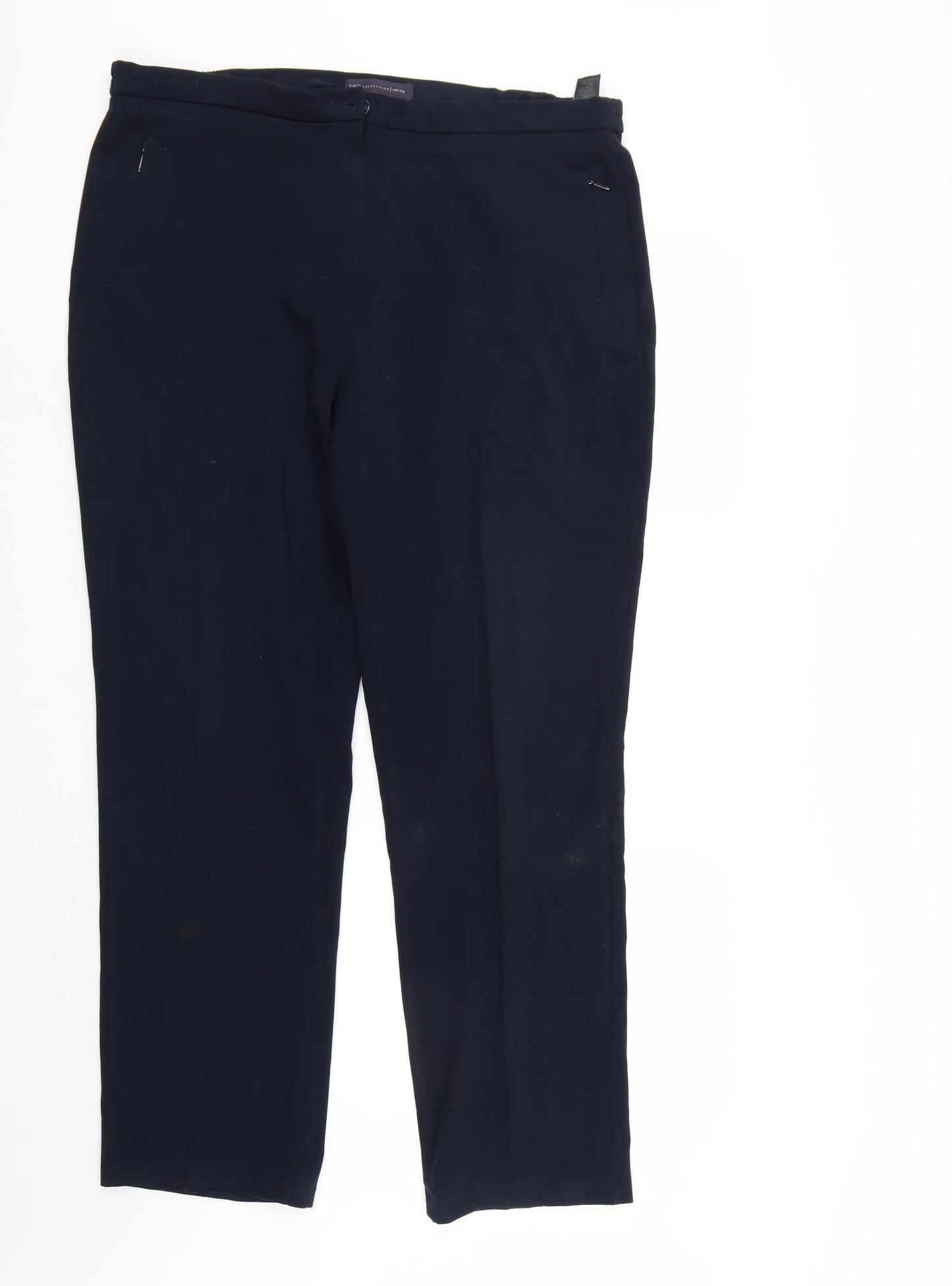 M&S Womens Blue   Trousers  Size 16 L30 in