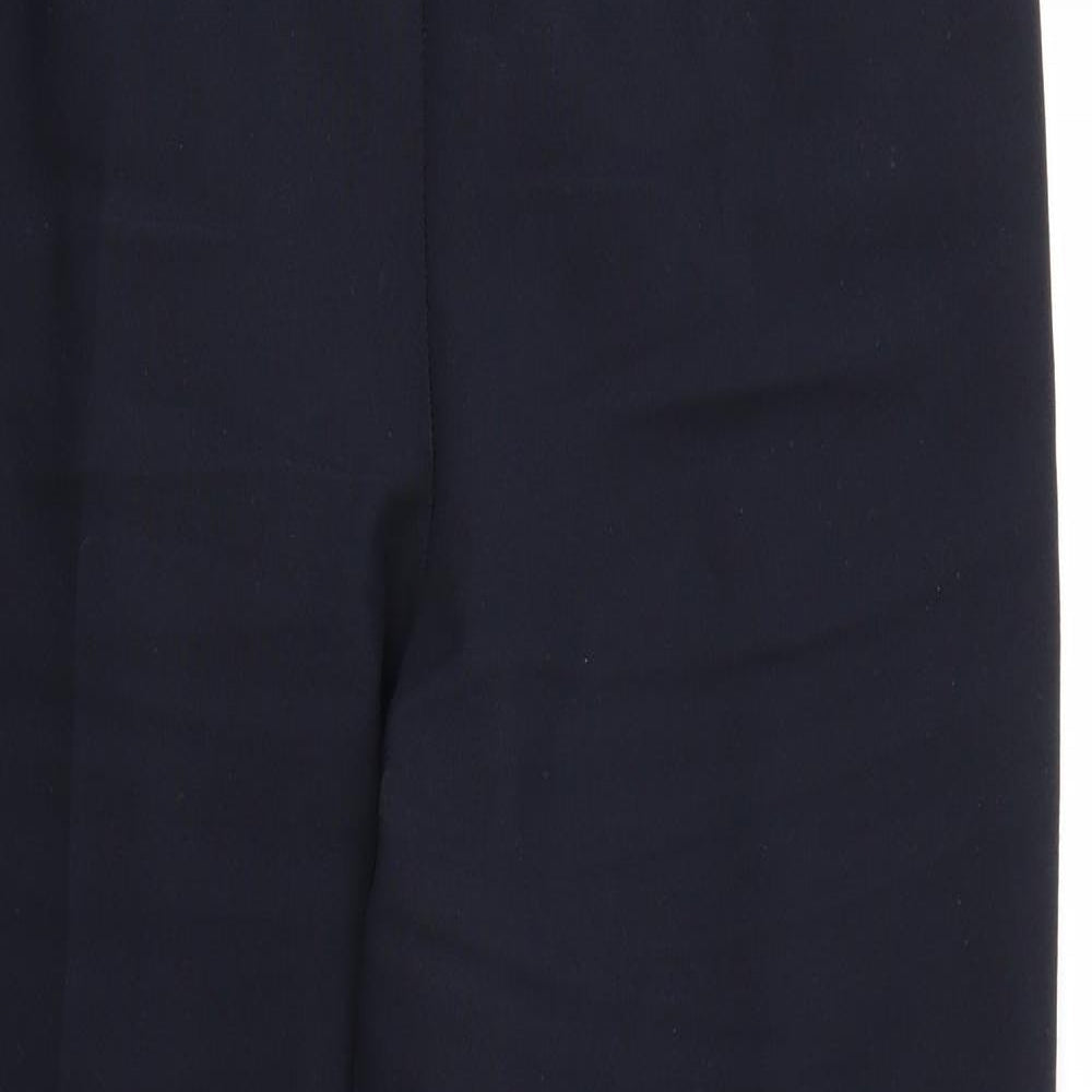 Sarah Hamilton Womens Blue   Trousers  Size 14 L26 in - Elastic Waist