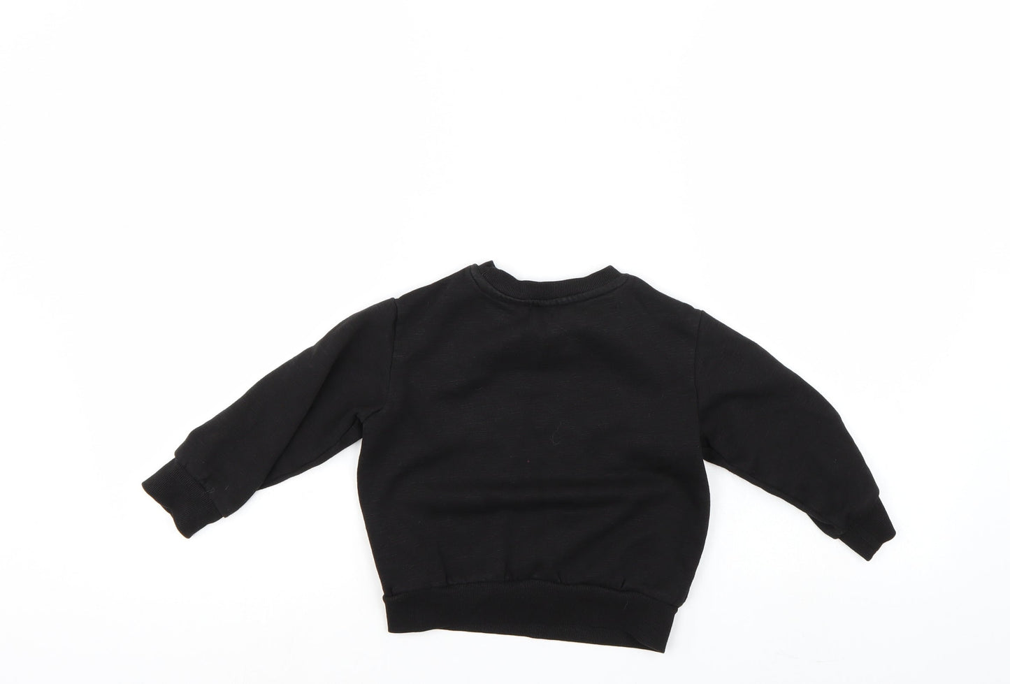 H&M Boys Black   Pullover Sweatshirt Size 3-4 Years
