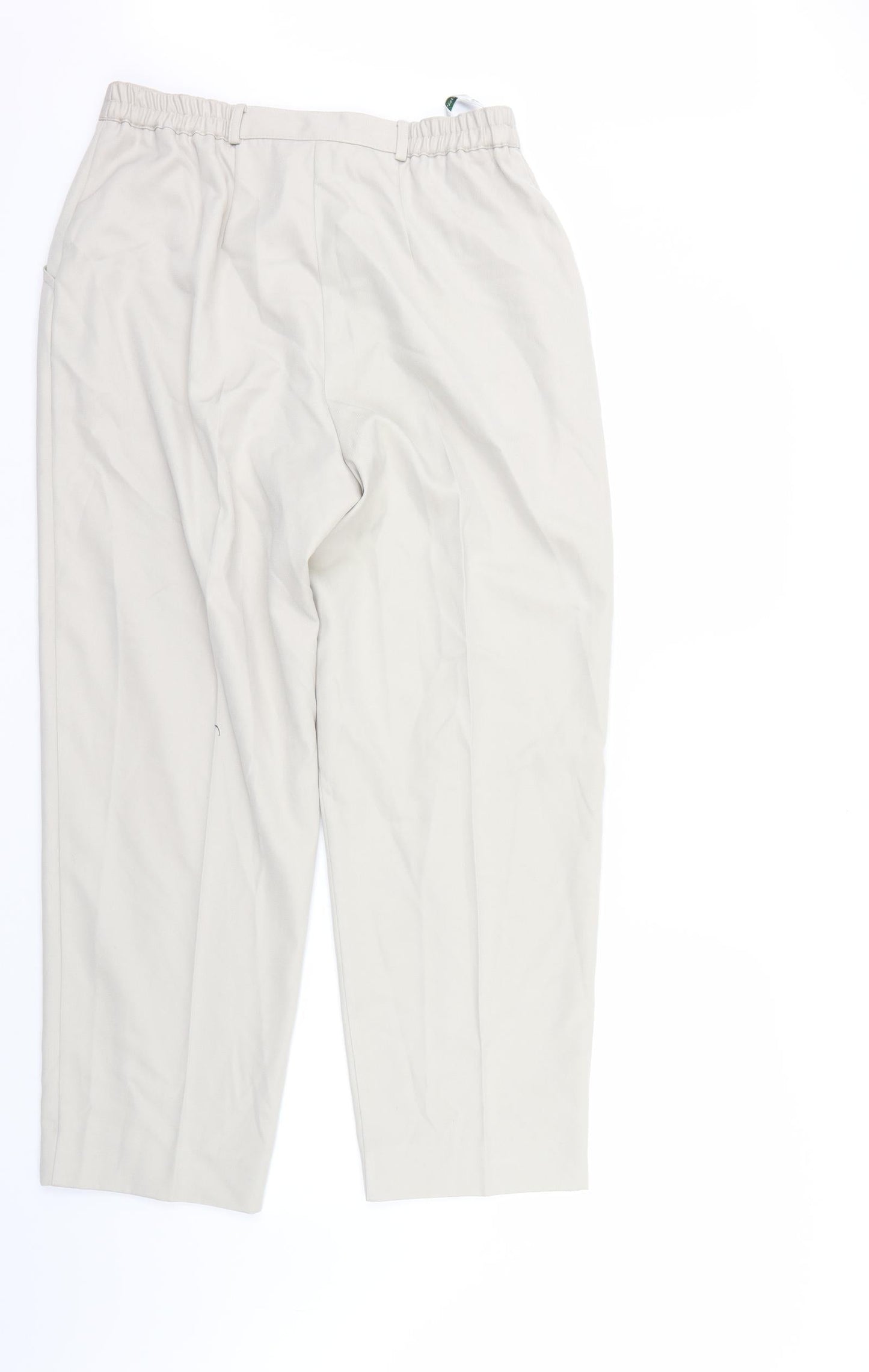 Jumper Womens Ivory   Trousers  Size 16 L28 in - Elastic Waist