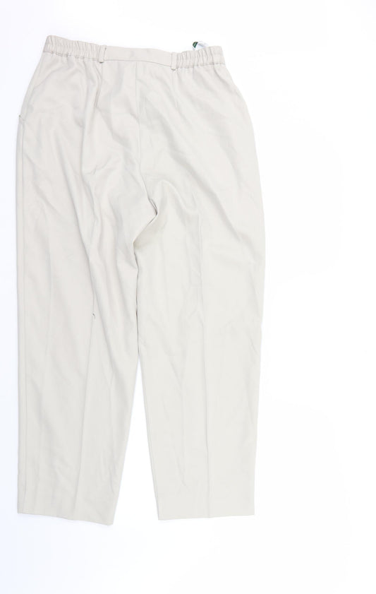 Jumper Womens Ivory   Trousers  Size 16 L28 in - Elastic Waist