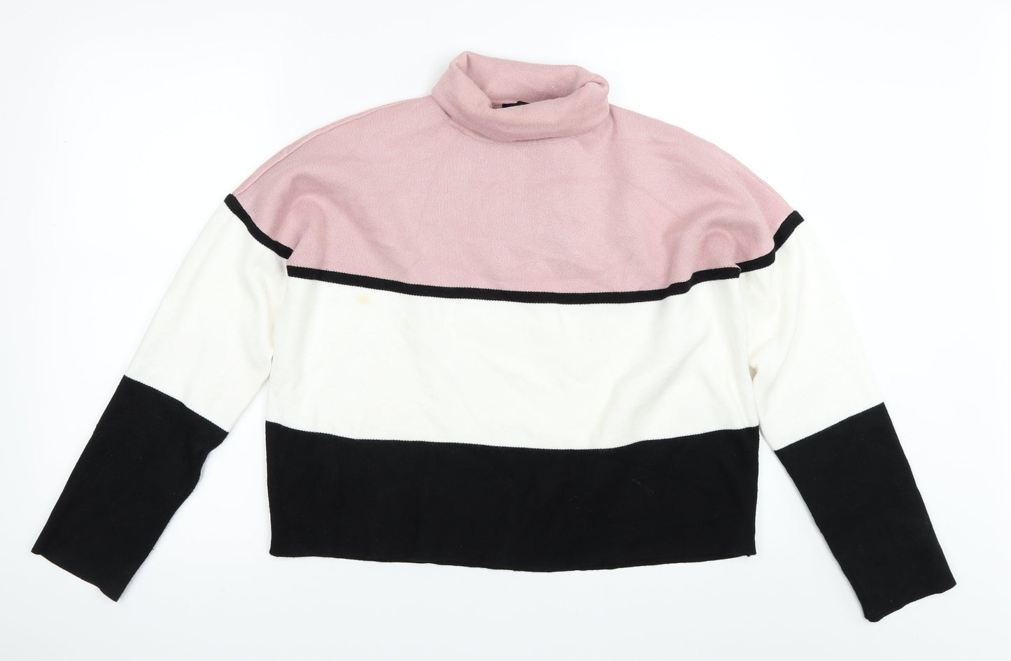 New Look Womens Multicoloured Striped  Pullover Jumper Size M