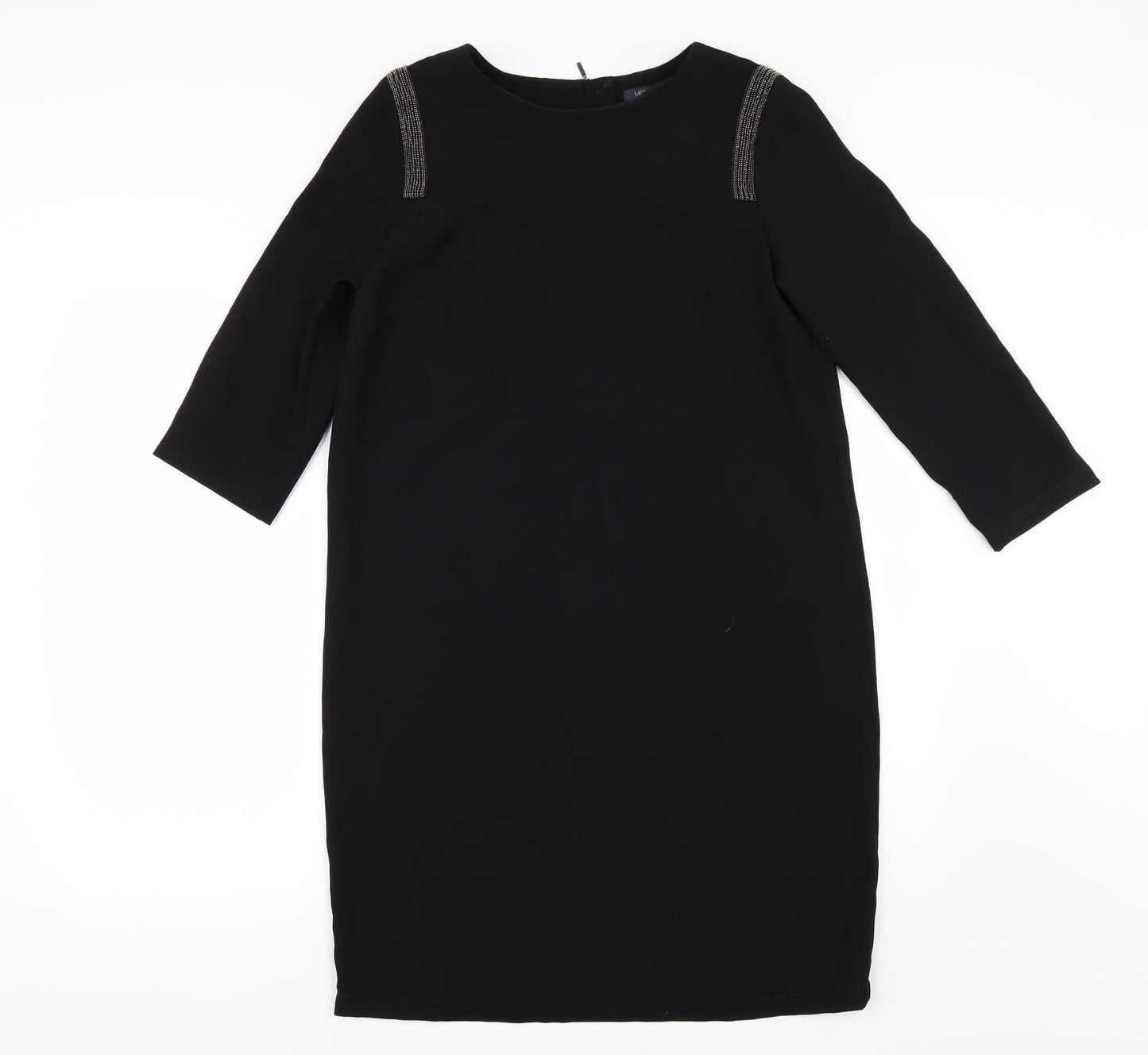 Marks and Spencer Womens Black   Pencil Dress  Size 10