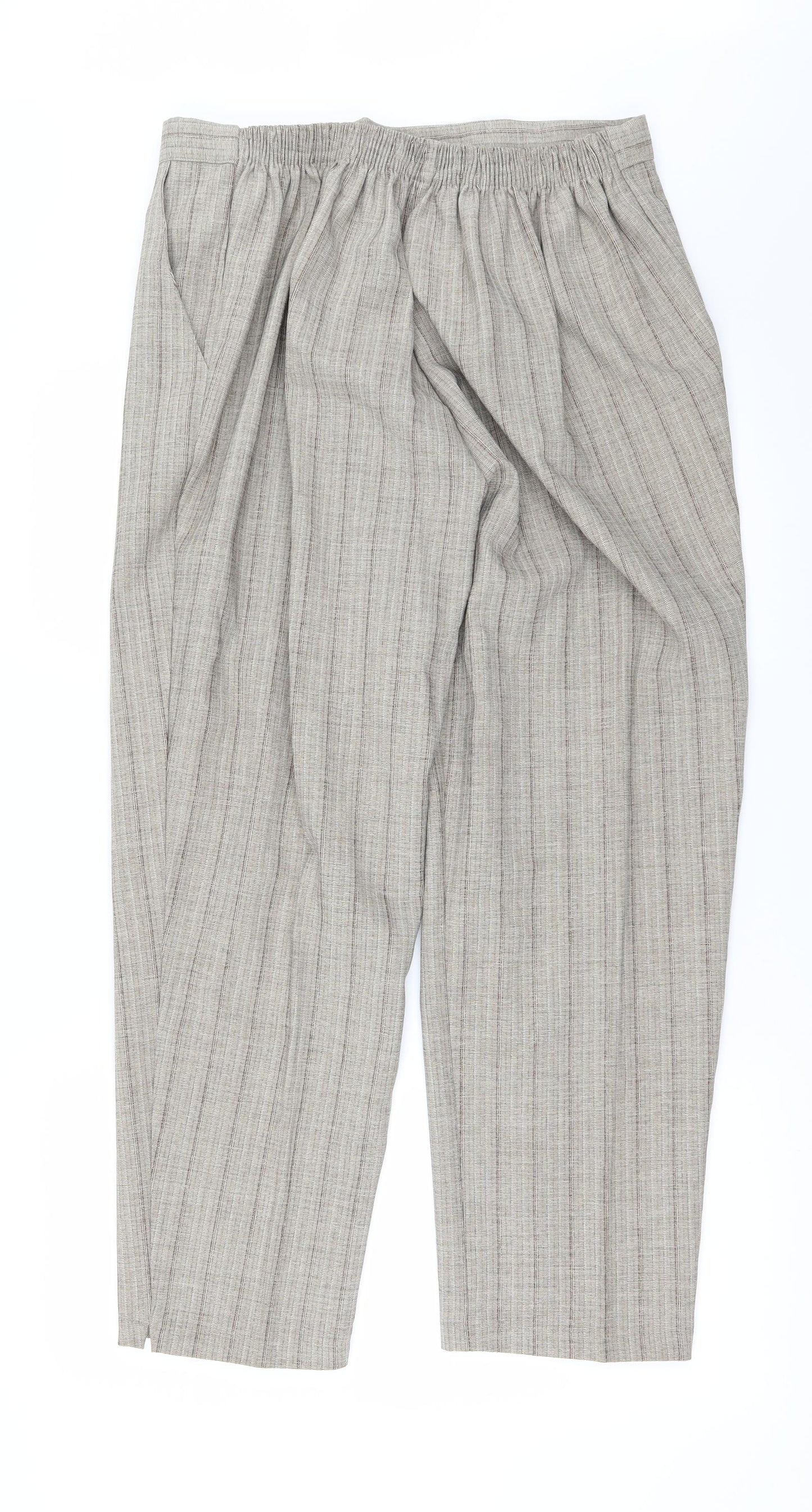 Preworn Womens Beige   Trousers  Size 22 in L26 in