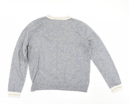 New Look Womens Grey   Pullover Jumper Size 16