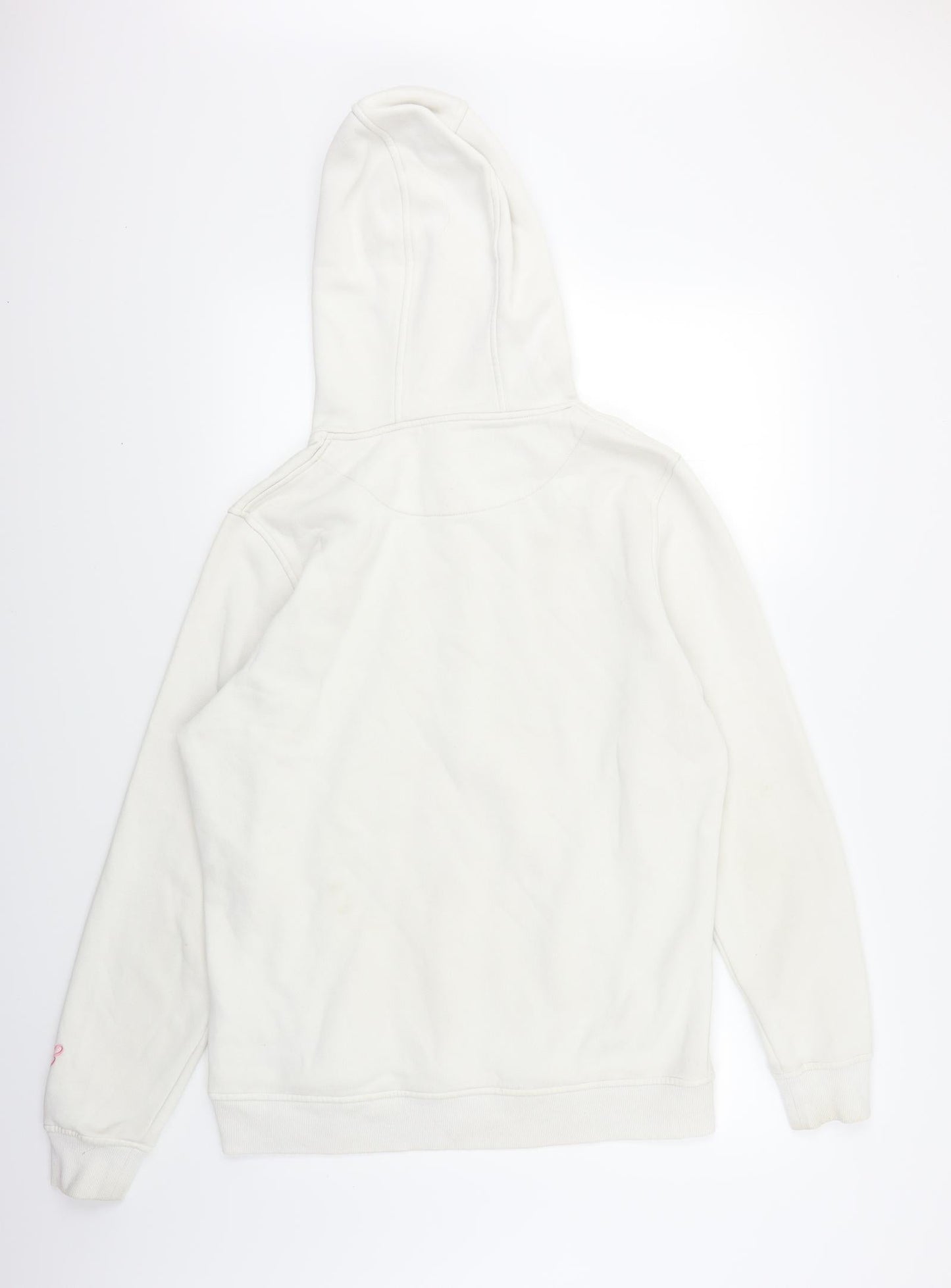 Preworn Womens White   Pullover Hoodie Size L