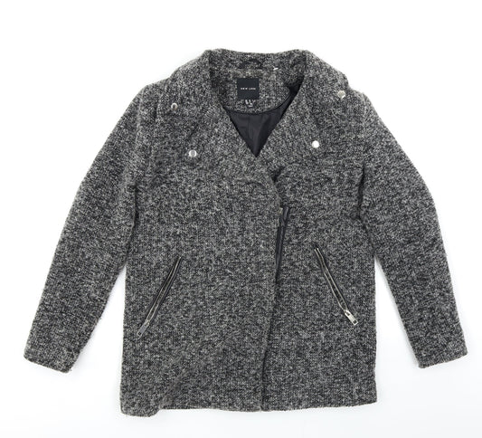 New Look Womens Grey   Jacket Coat Size 10