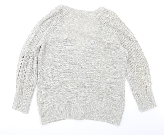 Dorothy Perkins Womens Grey   Cardigan Jumper Size 12