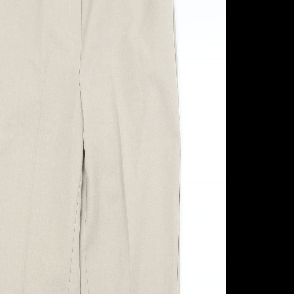 Saira Womens Beige   Trousers  Size 12 L23 in
