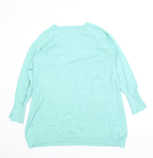 Preworn Womens Green   Pullover Jumper Size L