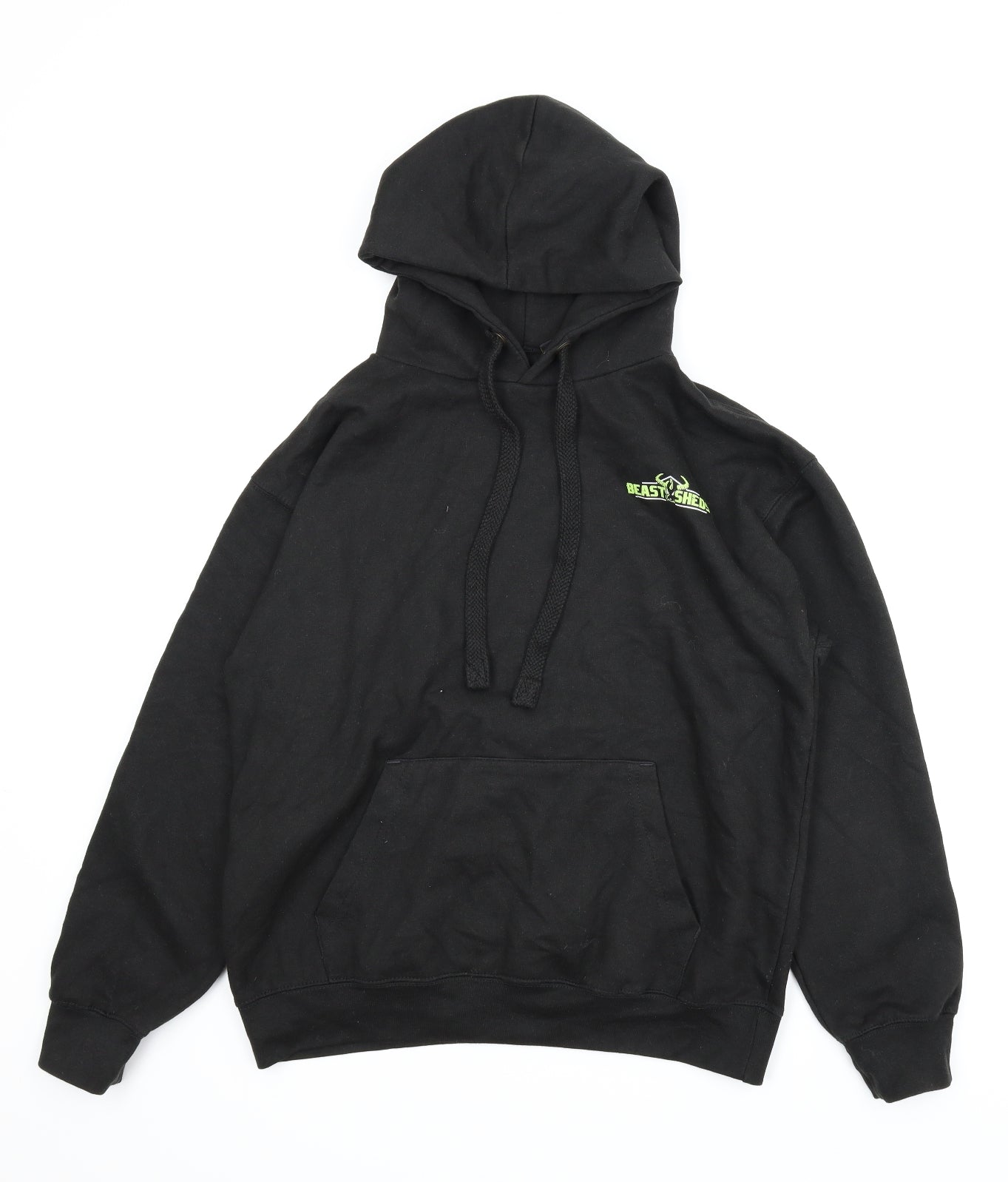 Beast Sheds Mens Black   Pullover Hoodie Size M