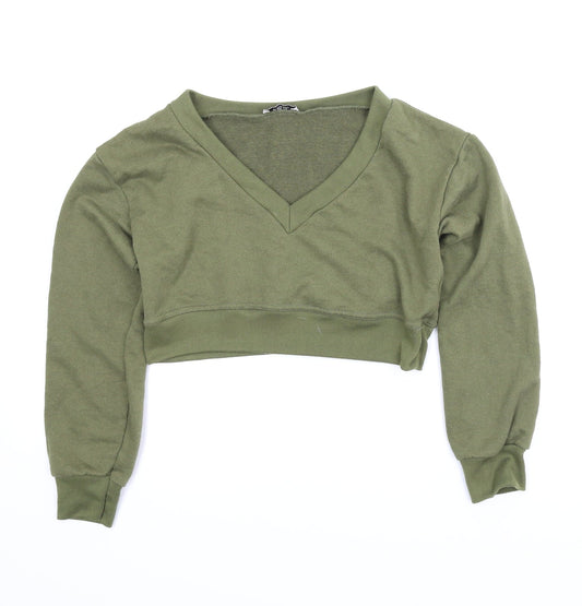 RMB Womens Green   Pullover Jumper Size M  - Cropped
