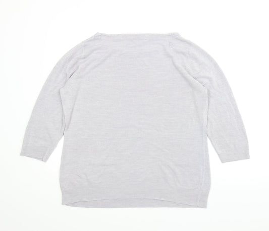 BHS Womens Grey   Pullover Jumper Size 18