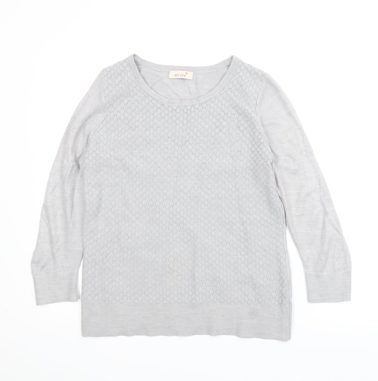 Per Una Womens Grey   Pullover Jumper Size M
