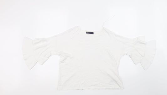 Marks and Spencer Womens White   Basic T-Shirt Size 14