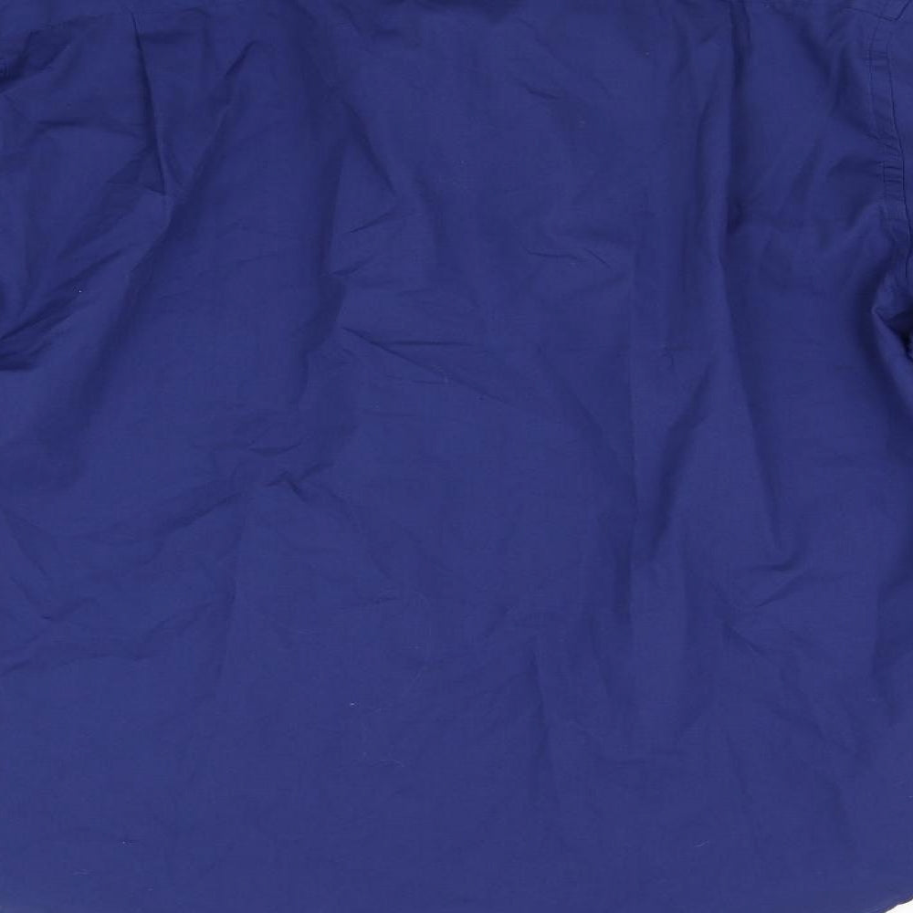 Taylor & Wright  Mens Blue    Button-Up Size 17
