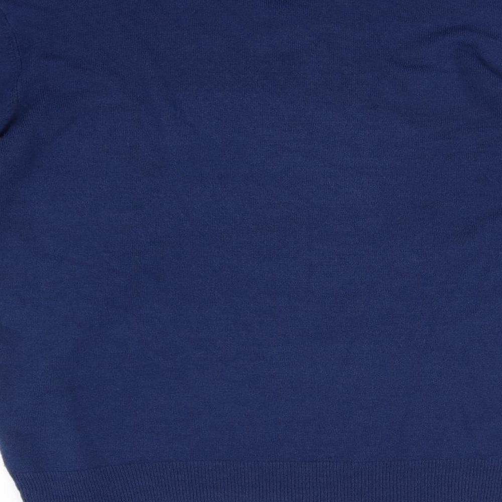 Peacocks Mens Blue   Pullover Jumper Size L
