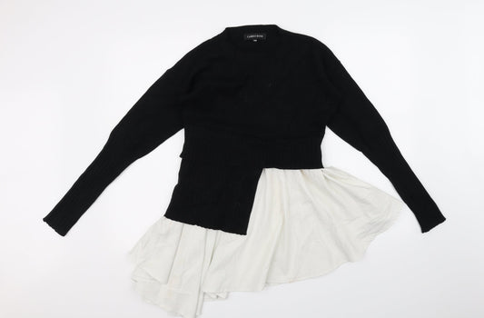 CAMERO ROSE Womens Black   Pullover Jumper Size M