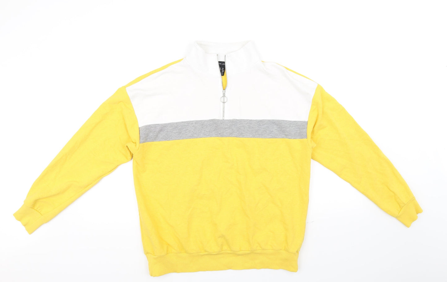 New Look Womens Yellow   Pullover Jumper Size 12