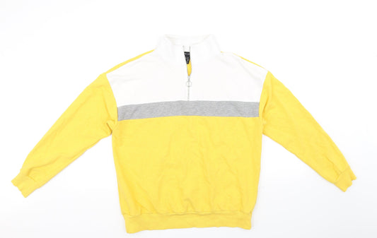 New Look Womens Yellow   Pullover Jumper Size 12