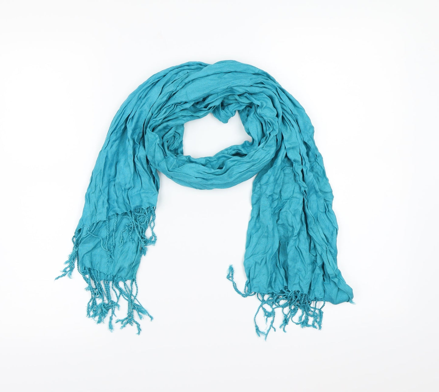 Preworn Womens Blue  Knit  Scarf